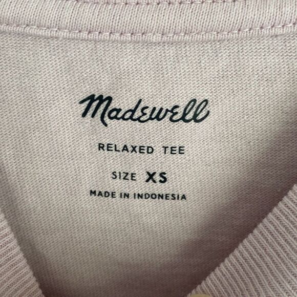 Madewell Men's Relaxed Tee Classic‎ Lilac Crewneck XS NWT - Picture 4 of 7